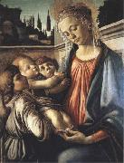 Sandro Botticelli Madonna and Child with two Angels Sweden oil painting reproduction